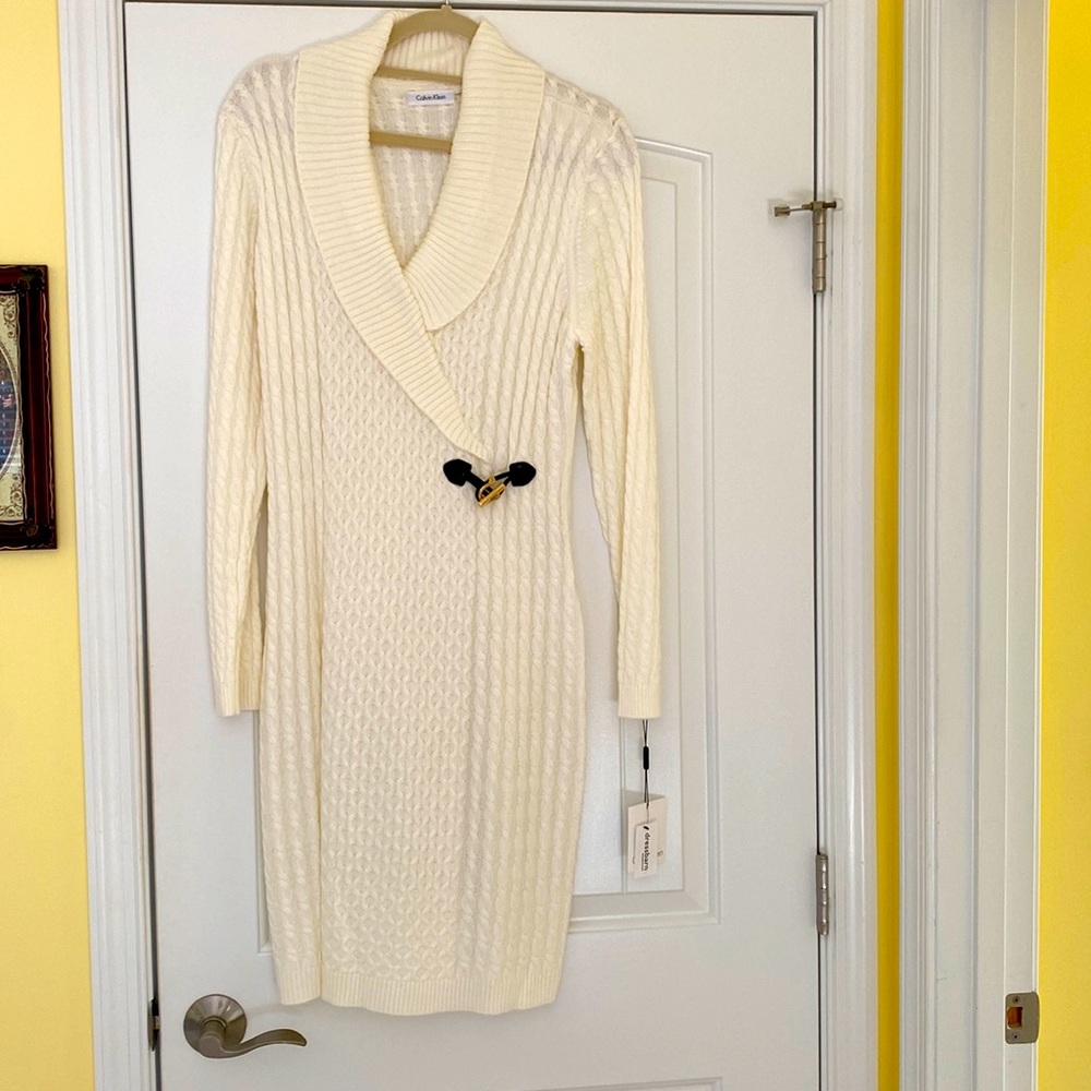 Maxi sweater dress.
